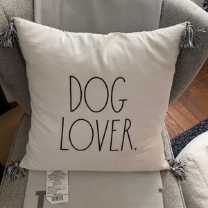 Rae Dunn Dog Lover Throw Pillow